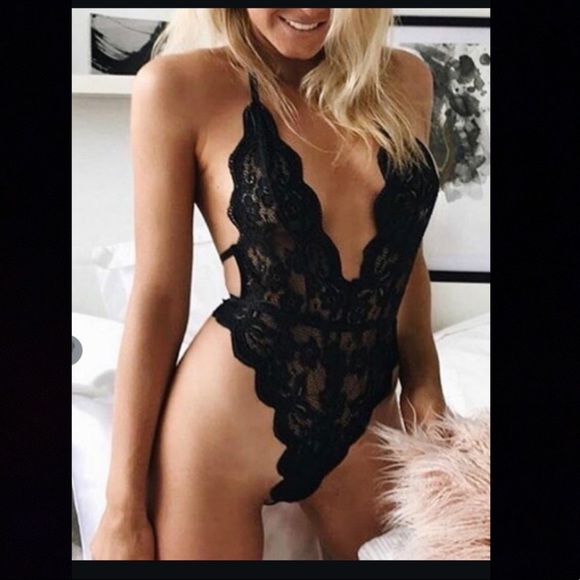 Black Lingerie, sexy jumpsuit, sexy romper hugh sell!! - Picture 3 of 6